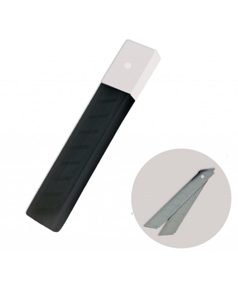 Lame de rezervă pentru cuttere mari, 18 mm, 10 buc, ARK 276
